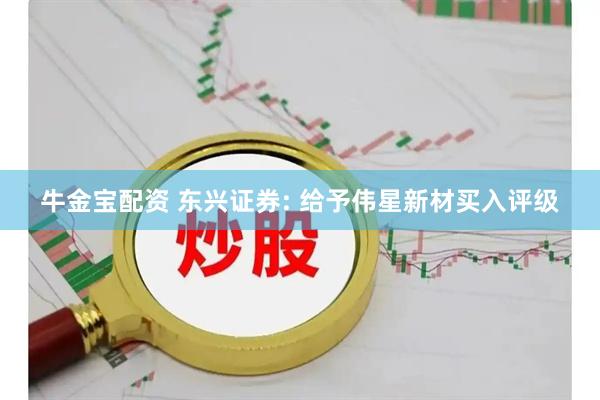 牛金宝配资 东兴证券: 给予伟星新材买入评级